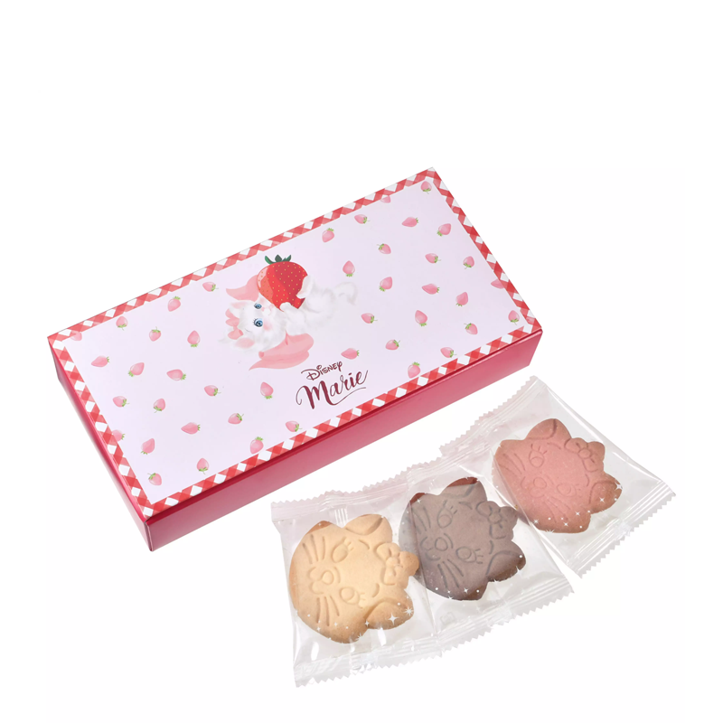 【东迪】2024春季草莓系列限定　玛丽猫盒装饼干【草莓味】 - U5JAPAN.COM